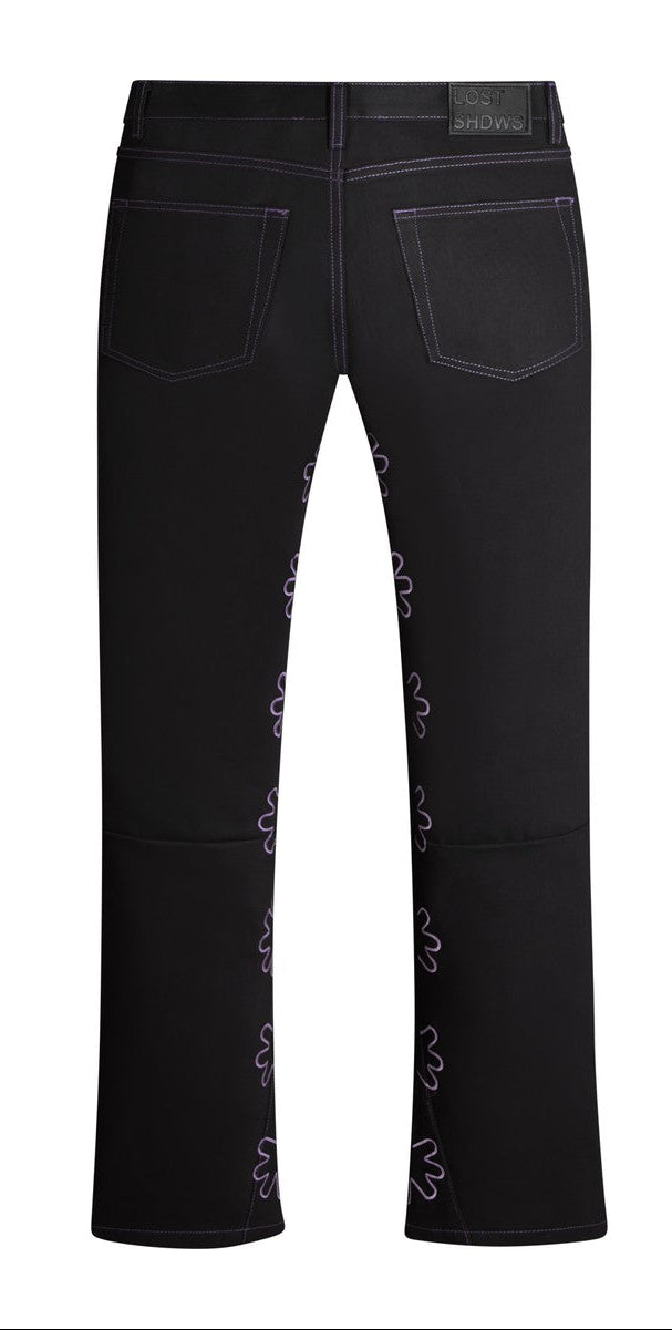 LostShdws DRKSHDWS Outline Denim Pant 'Purple'