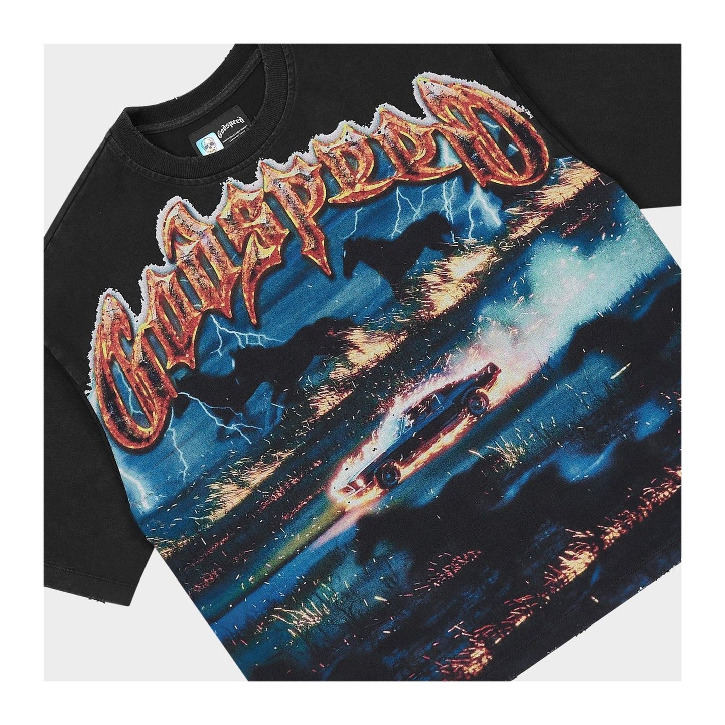 Godspeed Horsepower T-shirt 'Black'