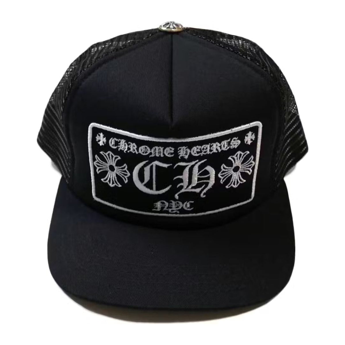 Chrome Hearts CH New York City Trucker Hat 'Black'