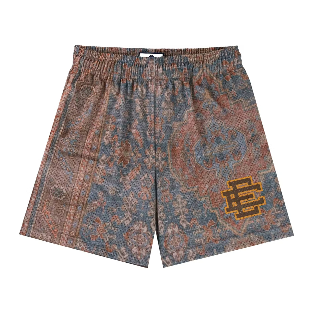 Eric Emanuel EE Basic/Core Rug Print Short Tan/Red