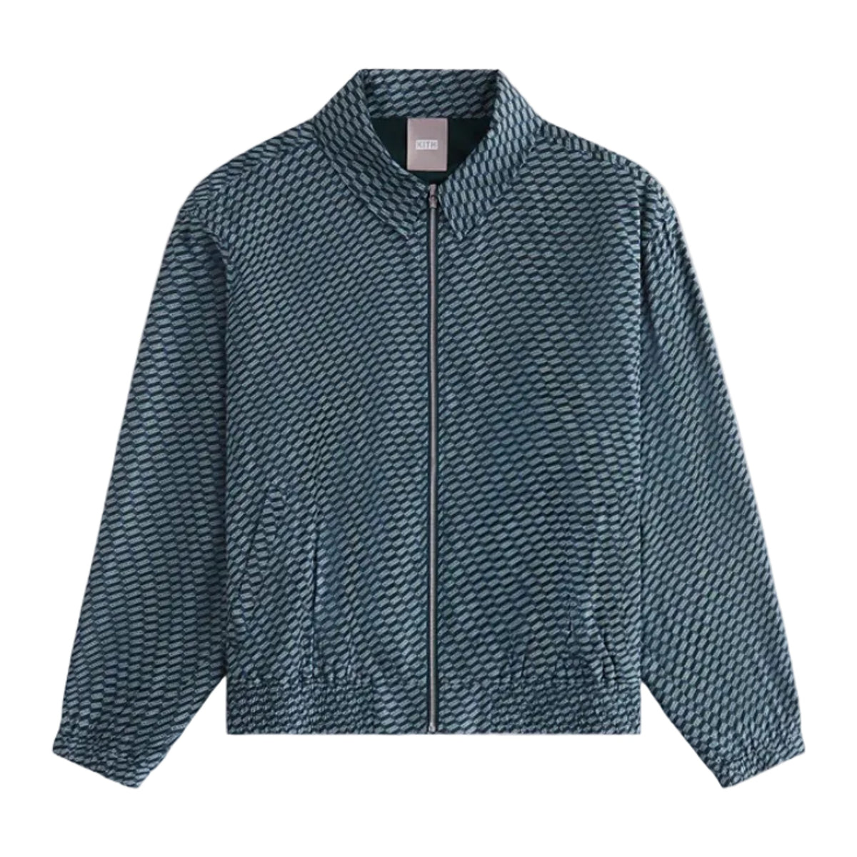 Kith Gesa Monogram Silk Coach Jacket 'Navy'