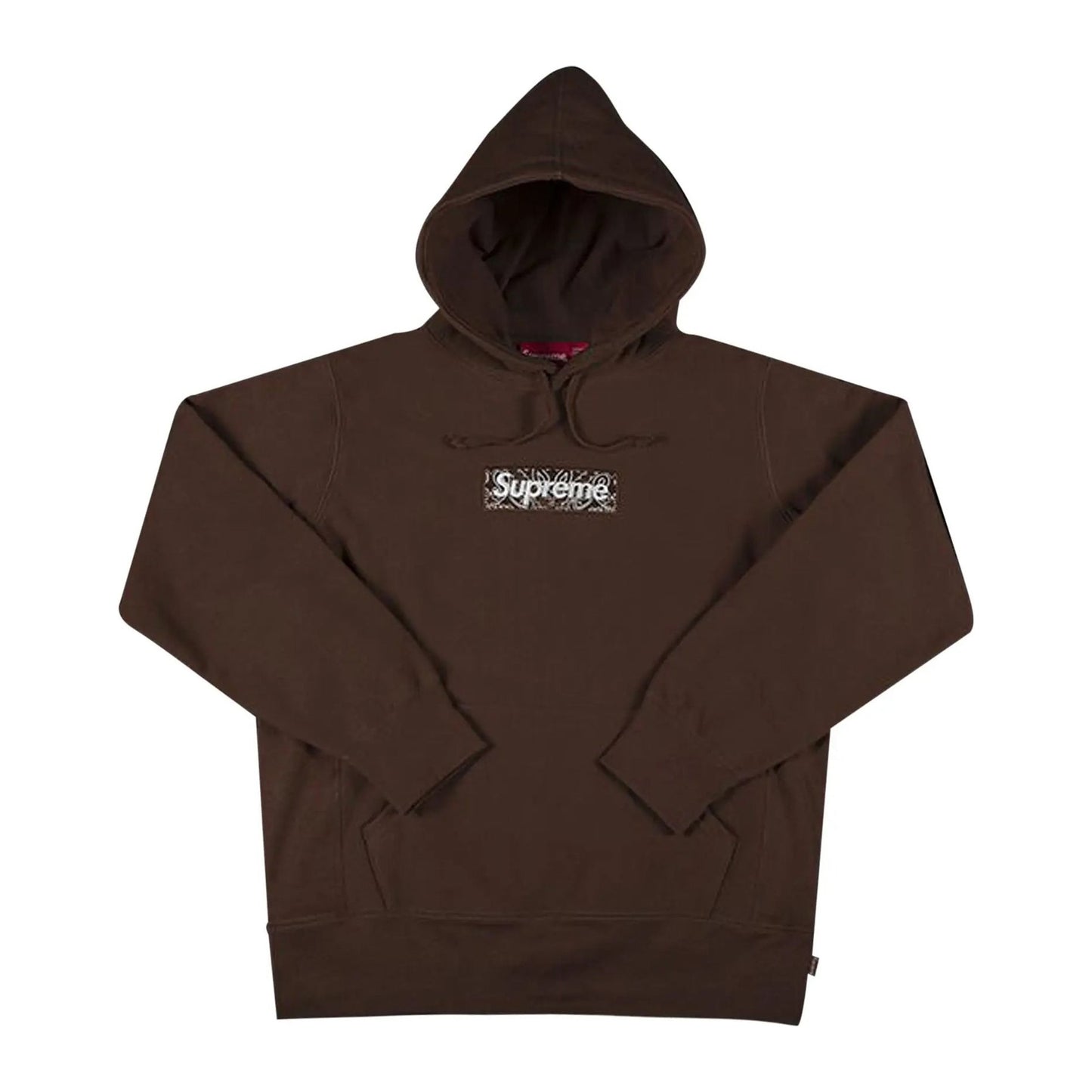 Supreme Bandana Box Logo Hooded Sweatshirt 'Dark Brown'