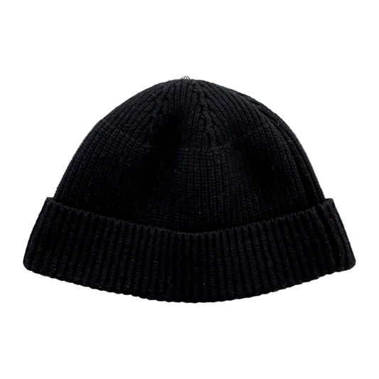 Chrome Hearts Cross 3 Cemetery Cross Patch Beanie Cap Black (Pre-Owned)