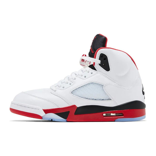Jordan 5 Retro Fire Red Black Tongue (2025)