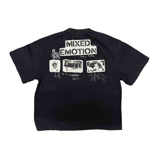 Mixed Emotion Stamped Tee 'Black'