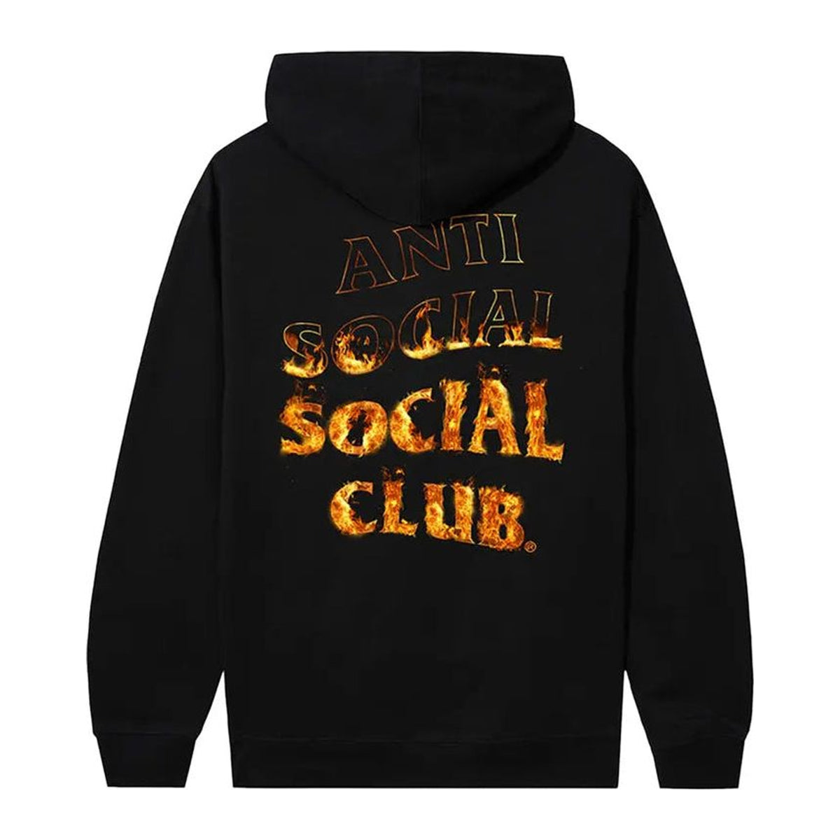 Anti Social Social Club A Fire Inside Hoodie 'Black'