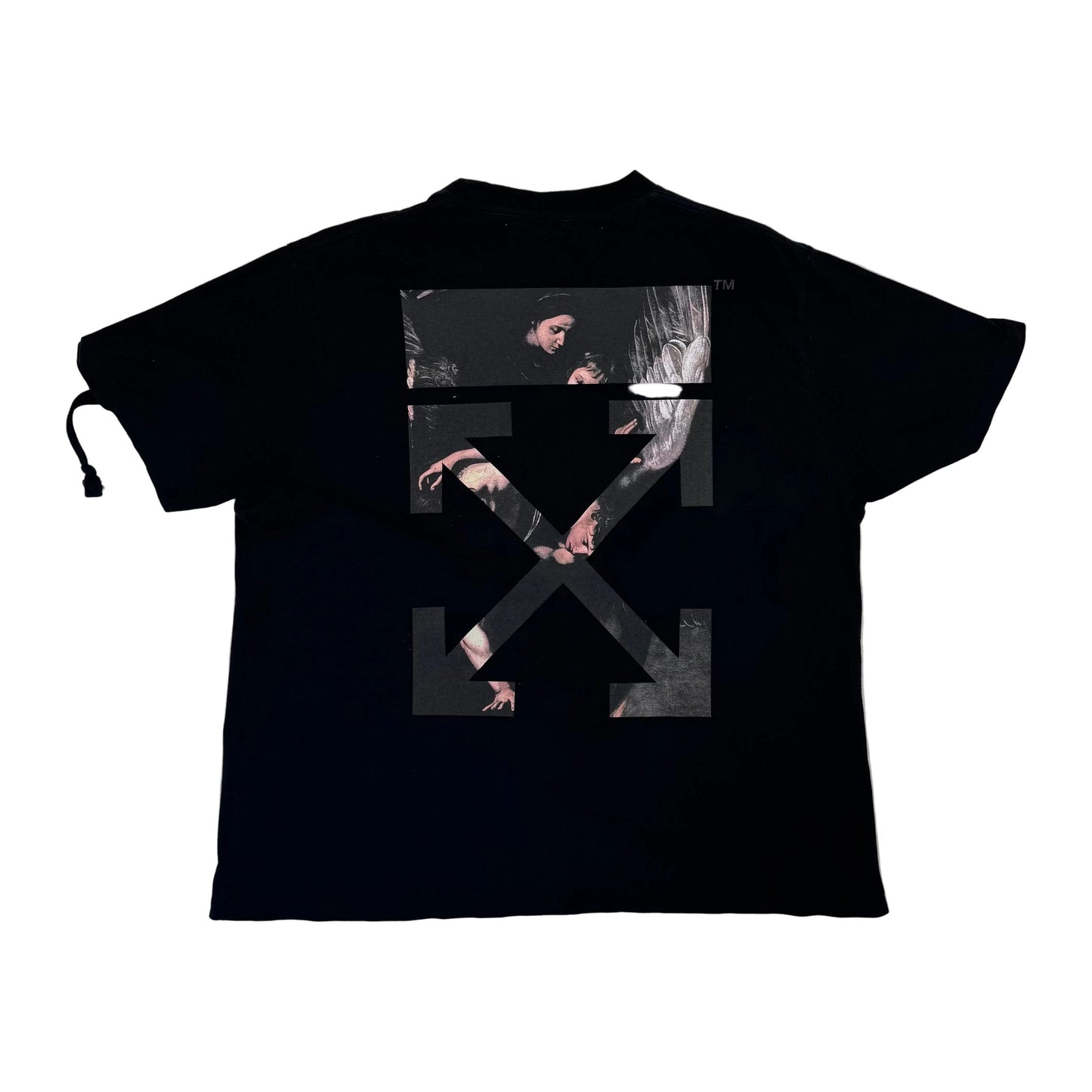 Off-White Caravaggio Arrow T-Shirt 'Black' (Pre-Owned)
