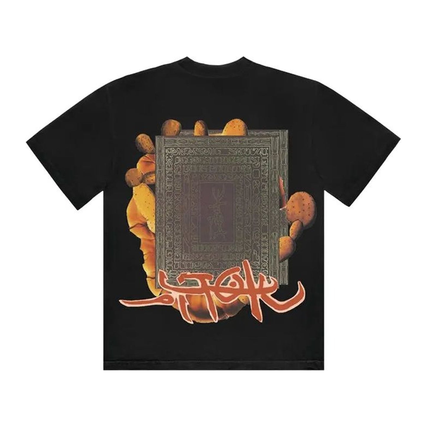 Cactus Jack by Travis Scott Manuscript Tee 'Black'