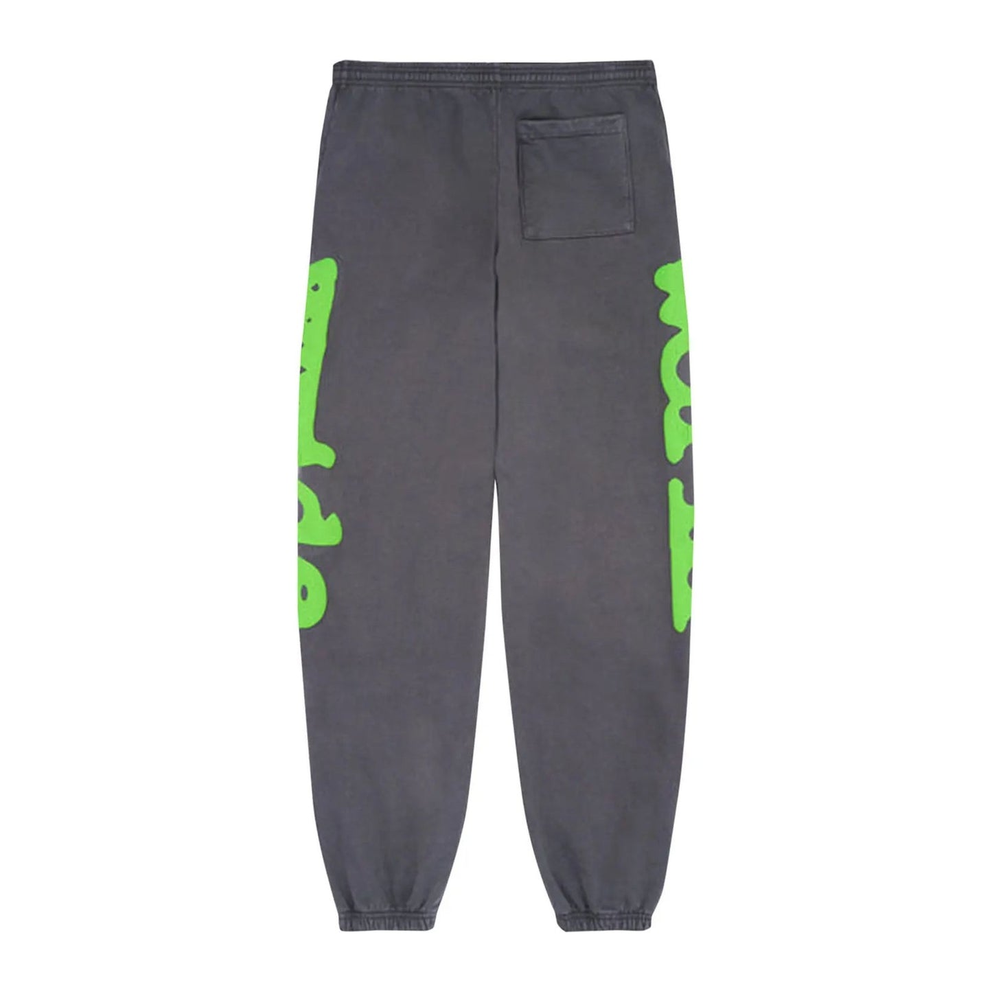 Pantalones deportivos Sp5der Beluga gris pizarra/verde