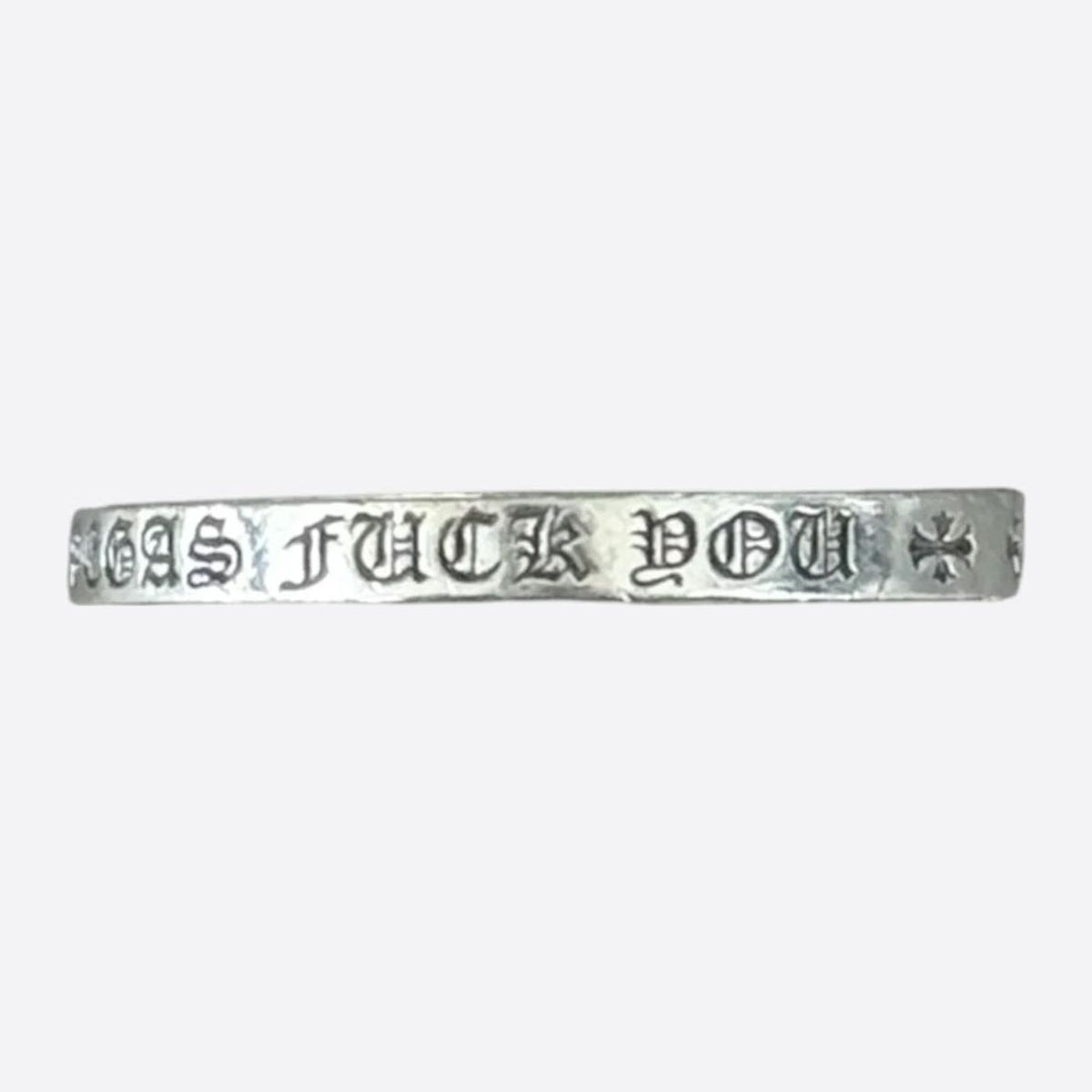 Chrome Hearts Silver Las Vegas Spacer Ring