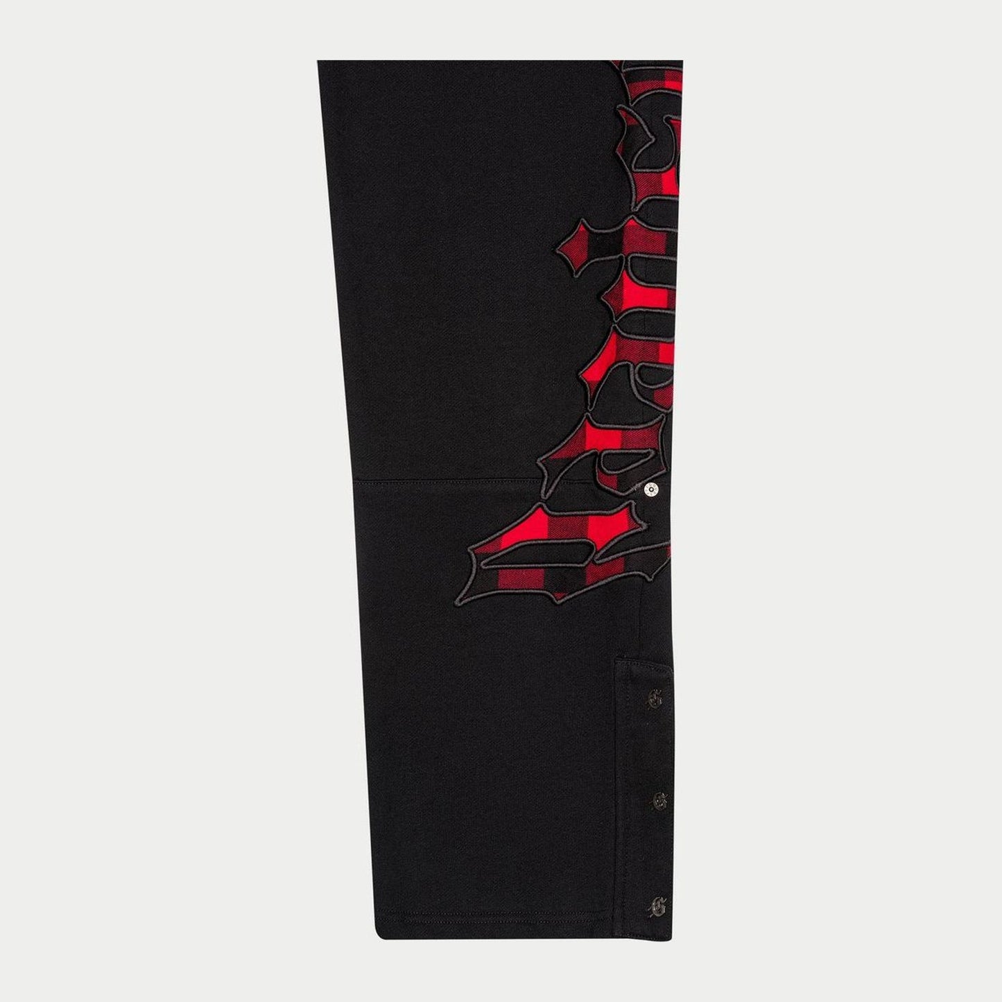 Godspeed OG Logo Sweatsuit (Black Red Plaid)