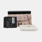 MCM Patrisia Visetos Monogram Print Faux Leather Envelope