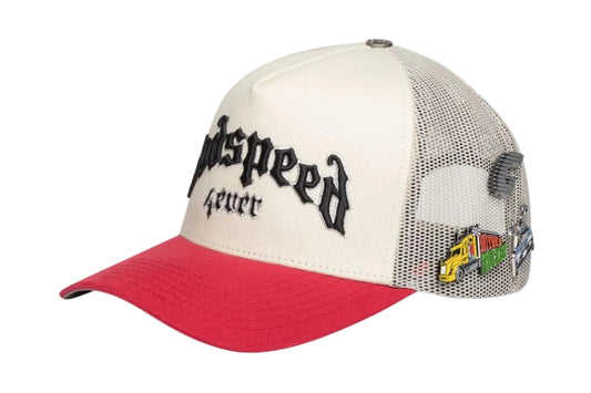 Godspeed Forever Trucker Hat 'White/Red'