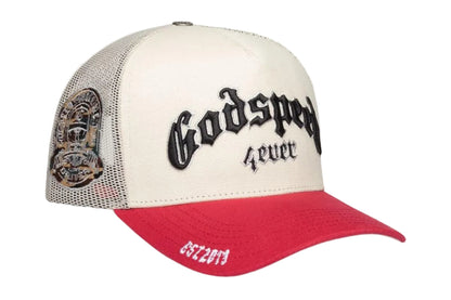 Godspeed Forever Trucker Hat 'White/Red'