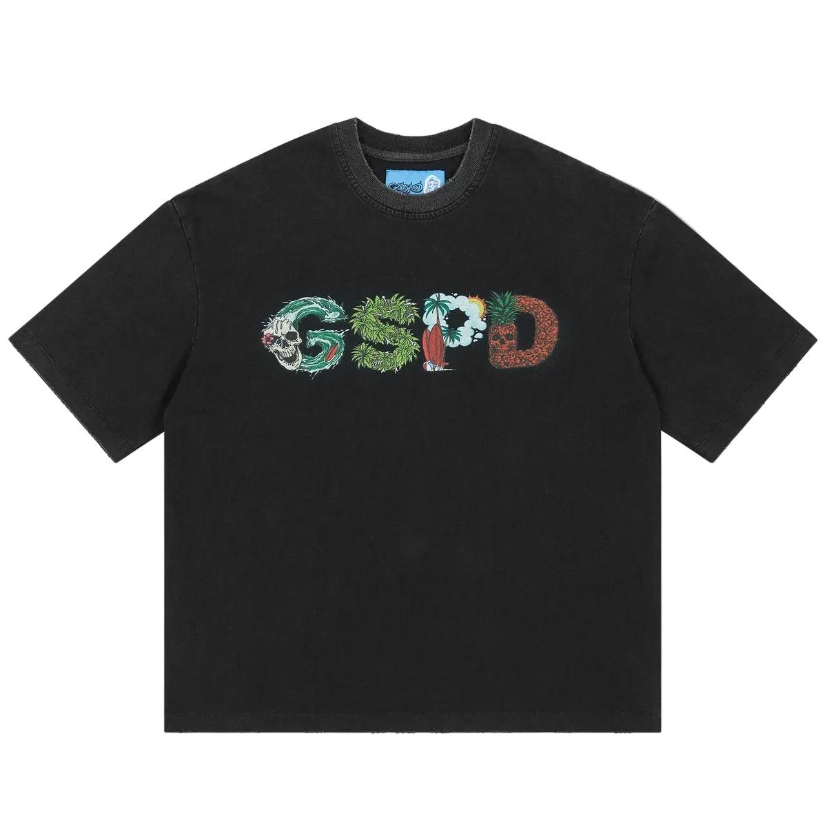 Godspeed Surfs Up T-shirt 'Black'