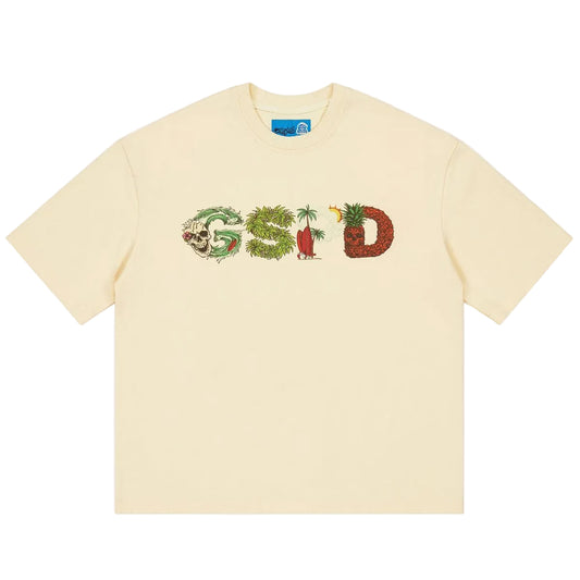 Godspeed Surfs Up T-shirt 'Bone'