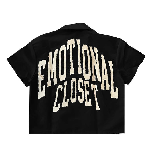 Mixed Emotion Black Backyard Nylon Shirt