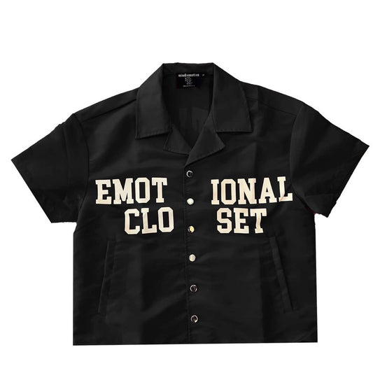 Mixed Emotion Black Backyard Nylon Shirt