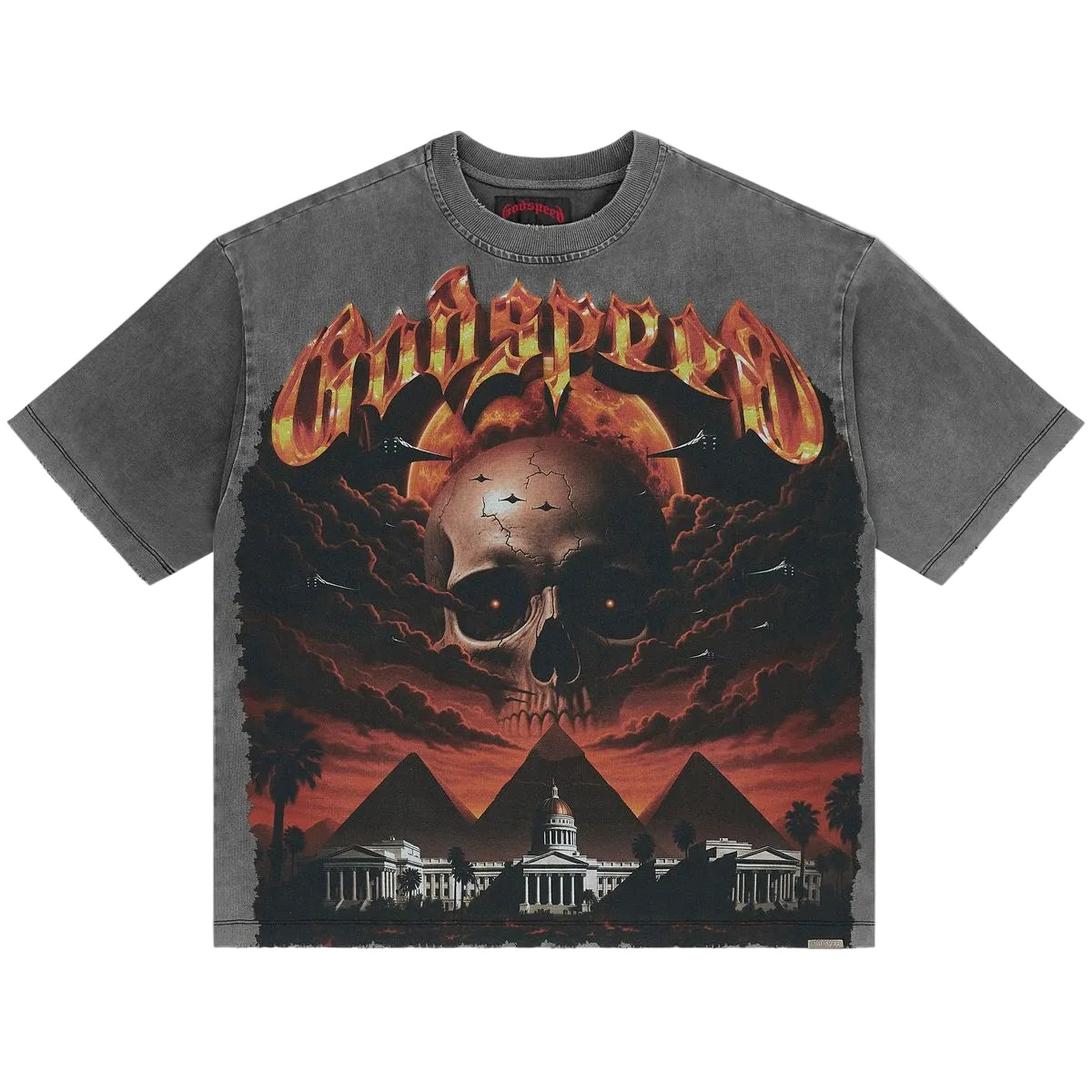 Godspeed Echoes of Empires T-Shirt 'Grey'