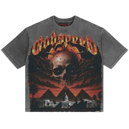 Godspeed Echoes of Empires T-Shirt 'Grey'