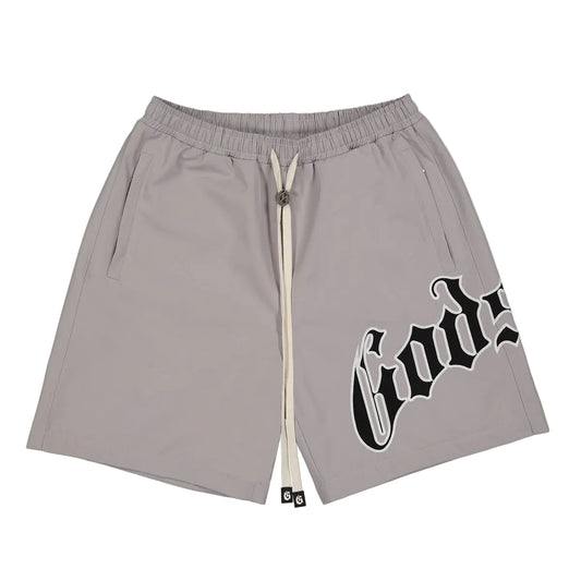 Godspeed OG Logo Nylon Shorts 'Grey'