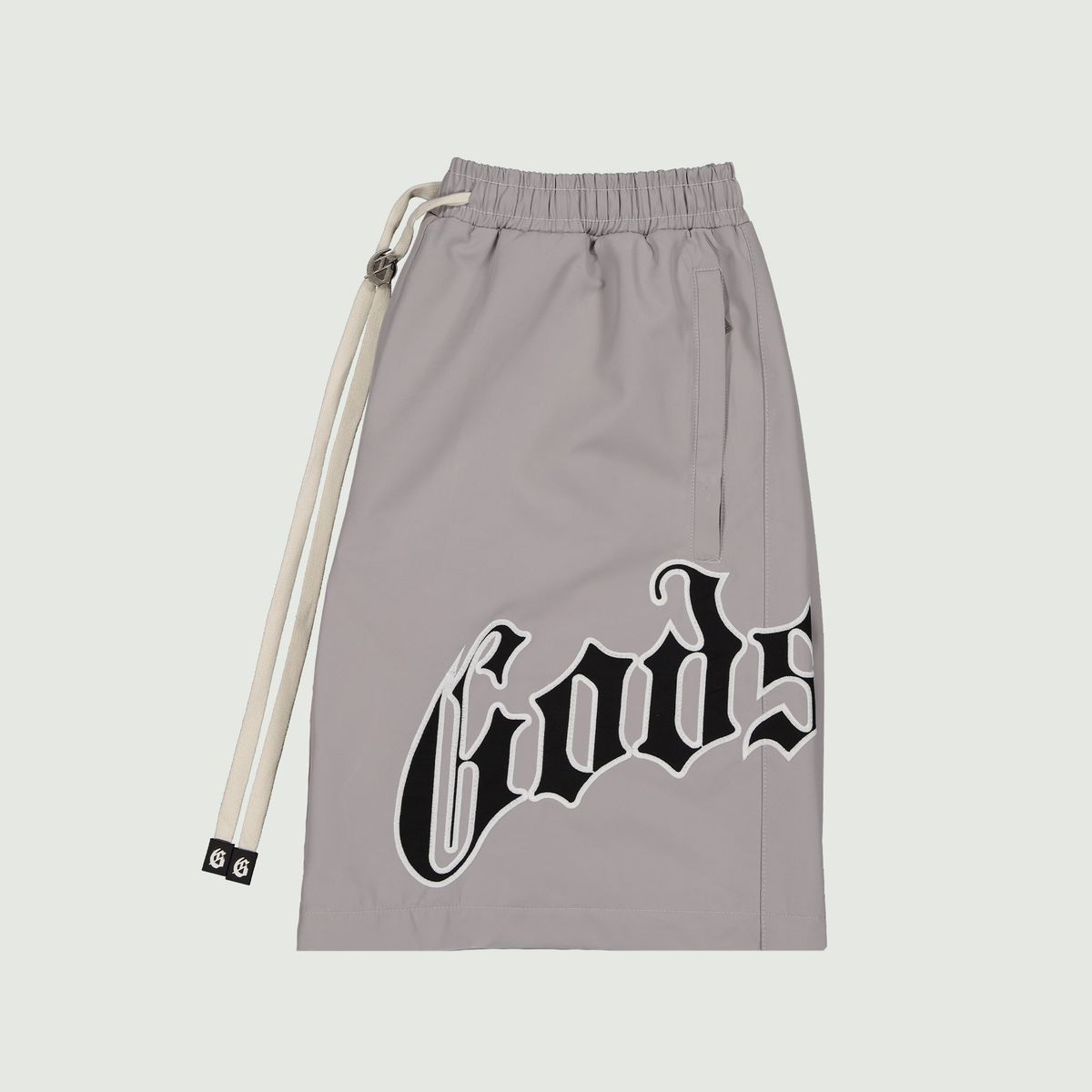 Godspeed OG Logo Nylon Shorts 'Grey'