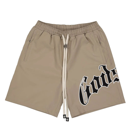 Godspeed OG Logo Nylon Shorts 'Sand'