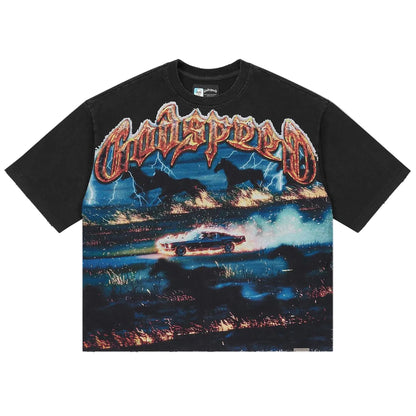 Godspeed Horsepower T-shirt 'Black'