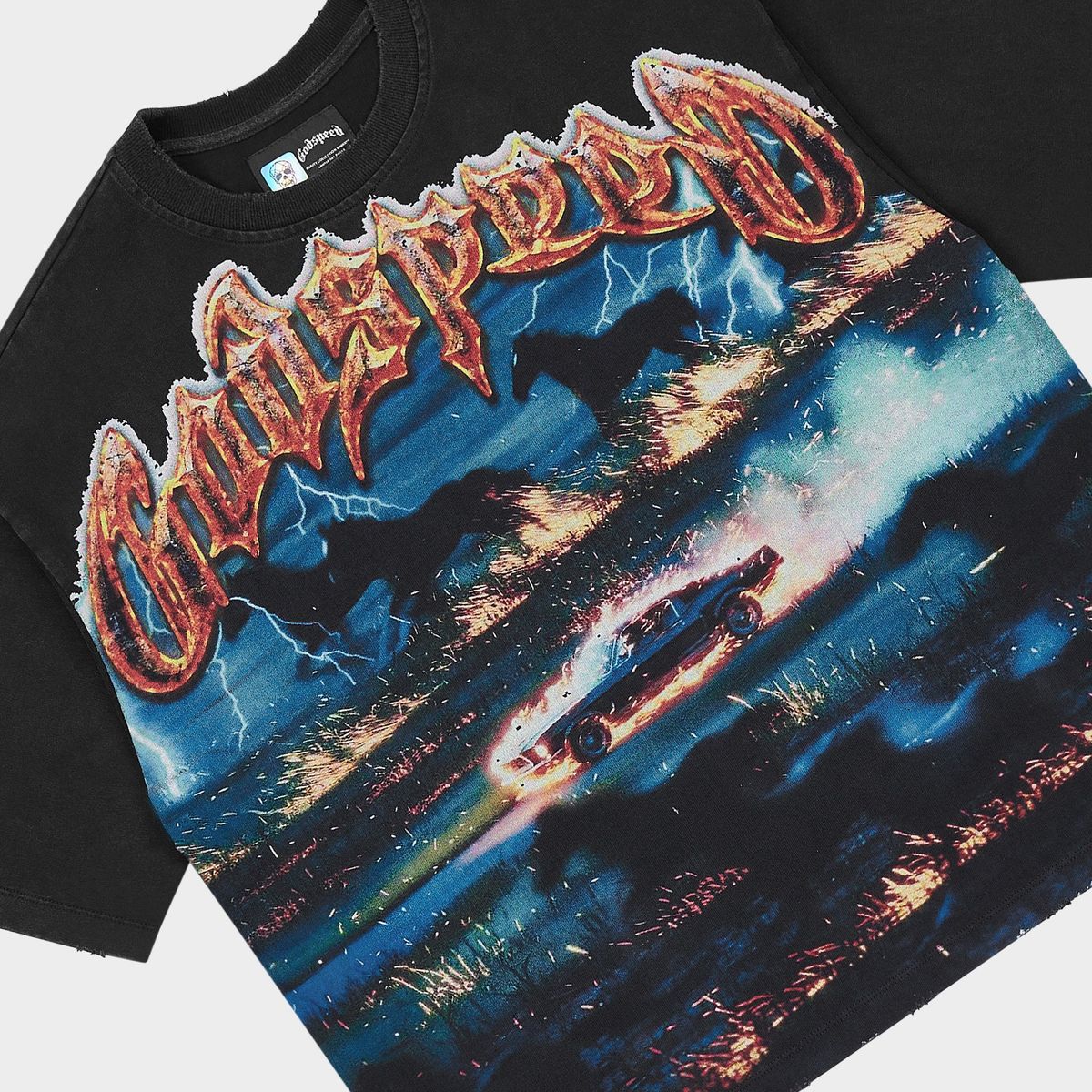 Godspeed Horsepower T-shirt 'Black'