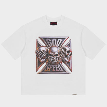 Godspeed Omerta T-Shirt 'White'