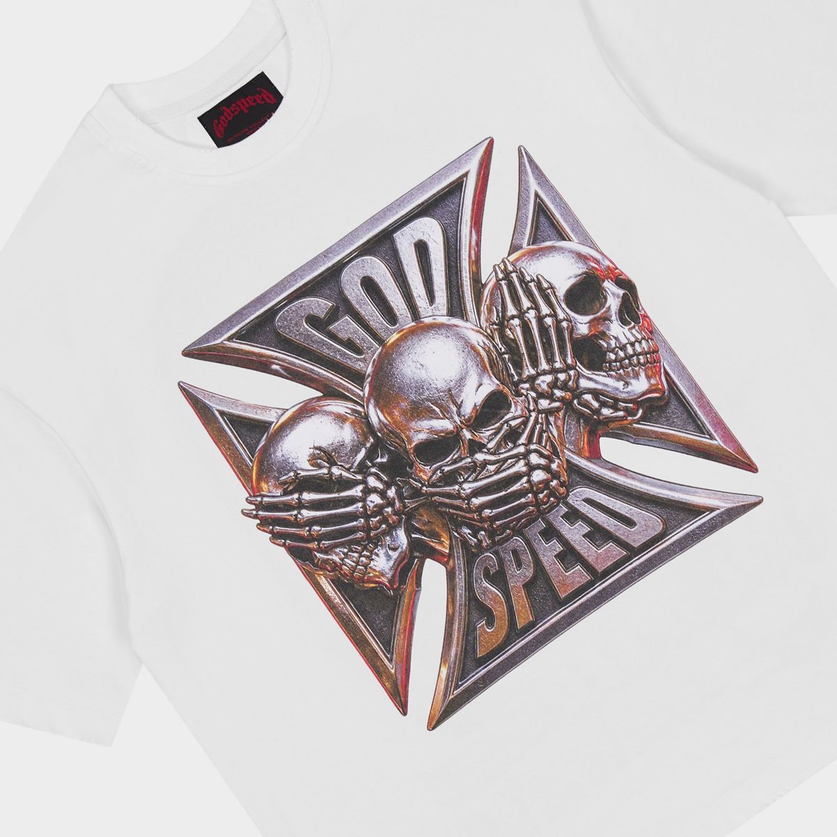 Godspeed Omerta T-Shirt 'White'