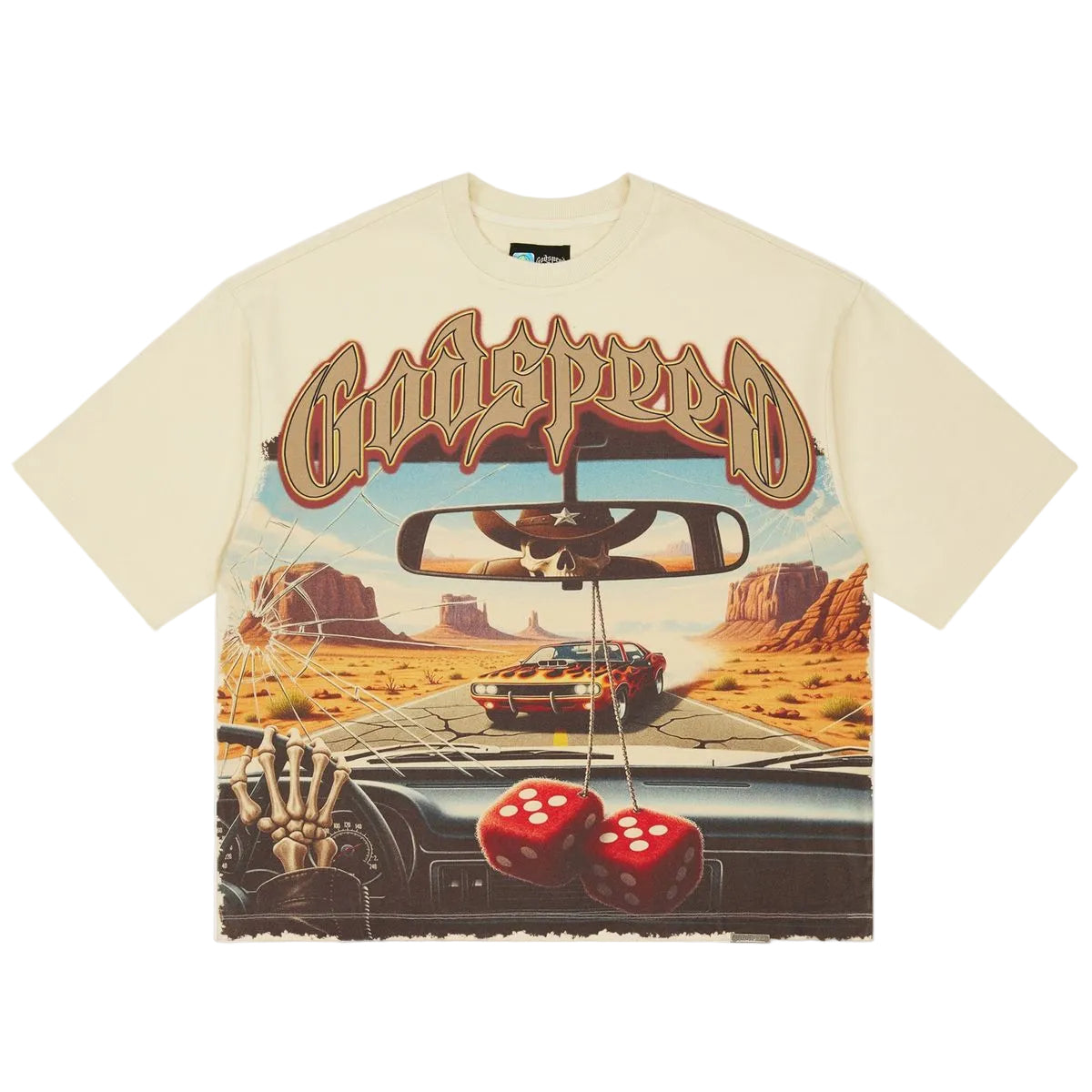 Godspeed ON THE RUN II T-Shirt 'Bone'