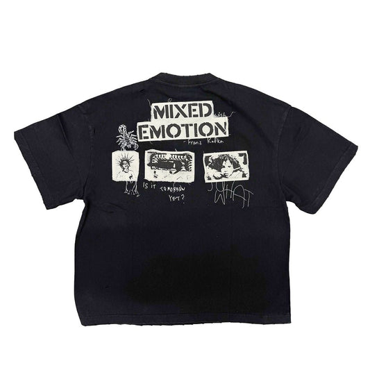 Mixed Emotion Stamped Tee 'Black'