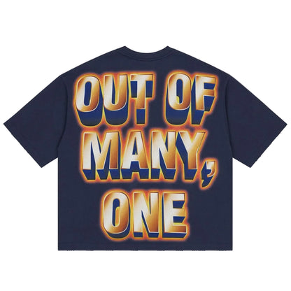 Godspeed Kick Push T-Shirt 'Navy'