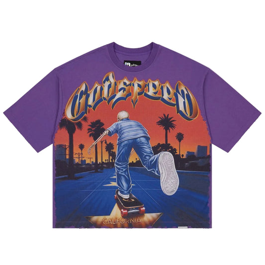 Godspeed Kick Push T-Shirt 'Purple'