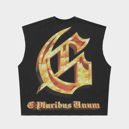Godspeed Echoes Empire Sleeveless T-shirt 'Black Wash'