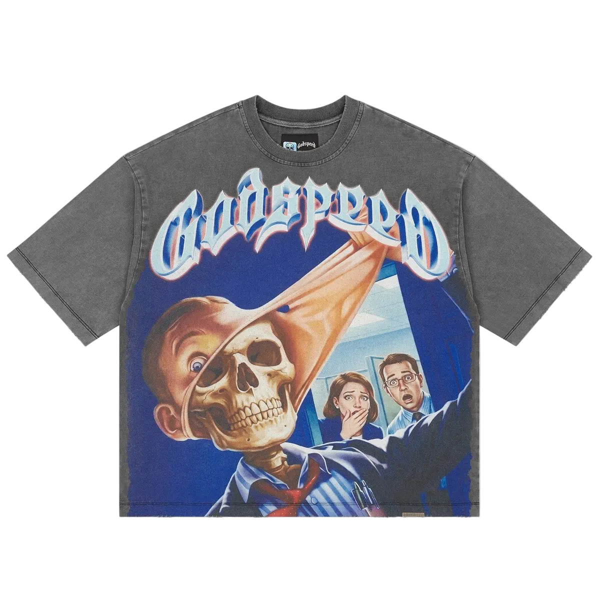 Godspeed Mask Off T-Shirt 'Grey Wash'