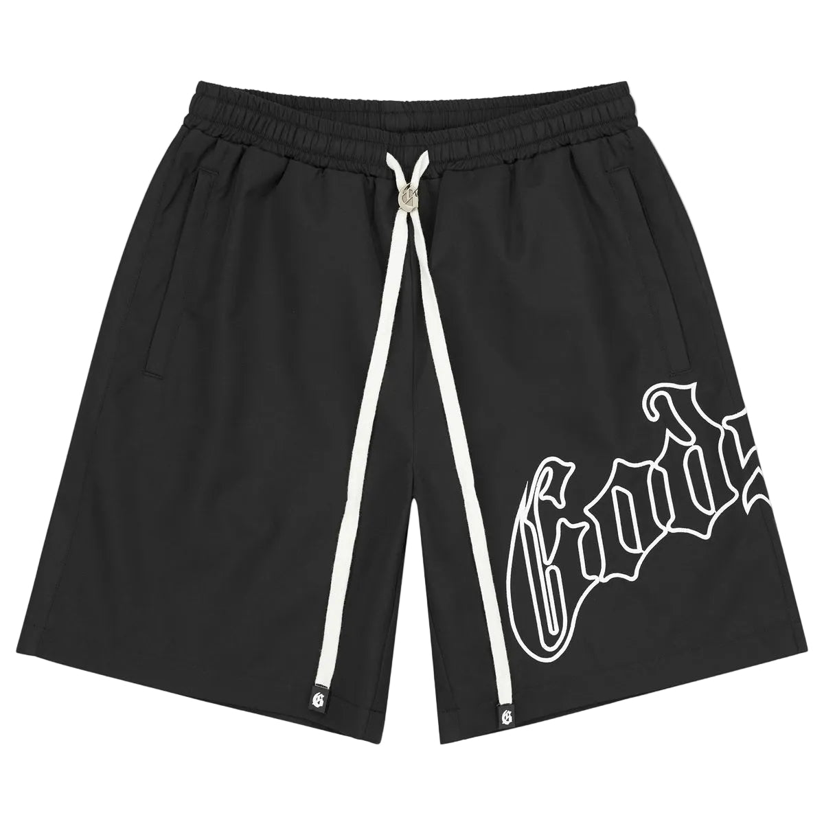 Godspeed OG Logo Nylon Shorts 'Black/White'