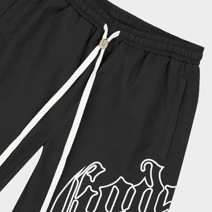 Godspeed OG Logo Nylon Shorts 'Black/White'