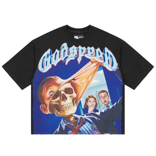 Godspeed Mask Off T-Shirt 'Black Wash'