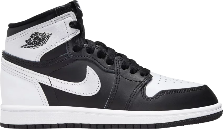 Jordan 1 Retro High OG Negro Blanco (PS)