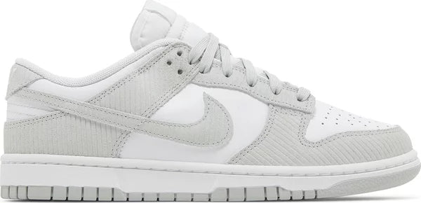 Nike Dunk Low Light Silver Corduroy (Mujer)