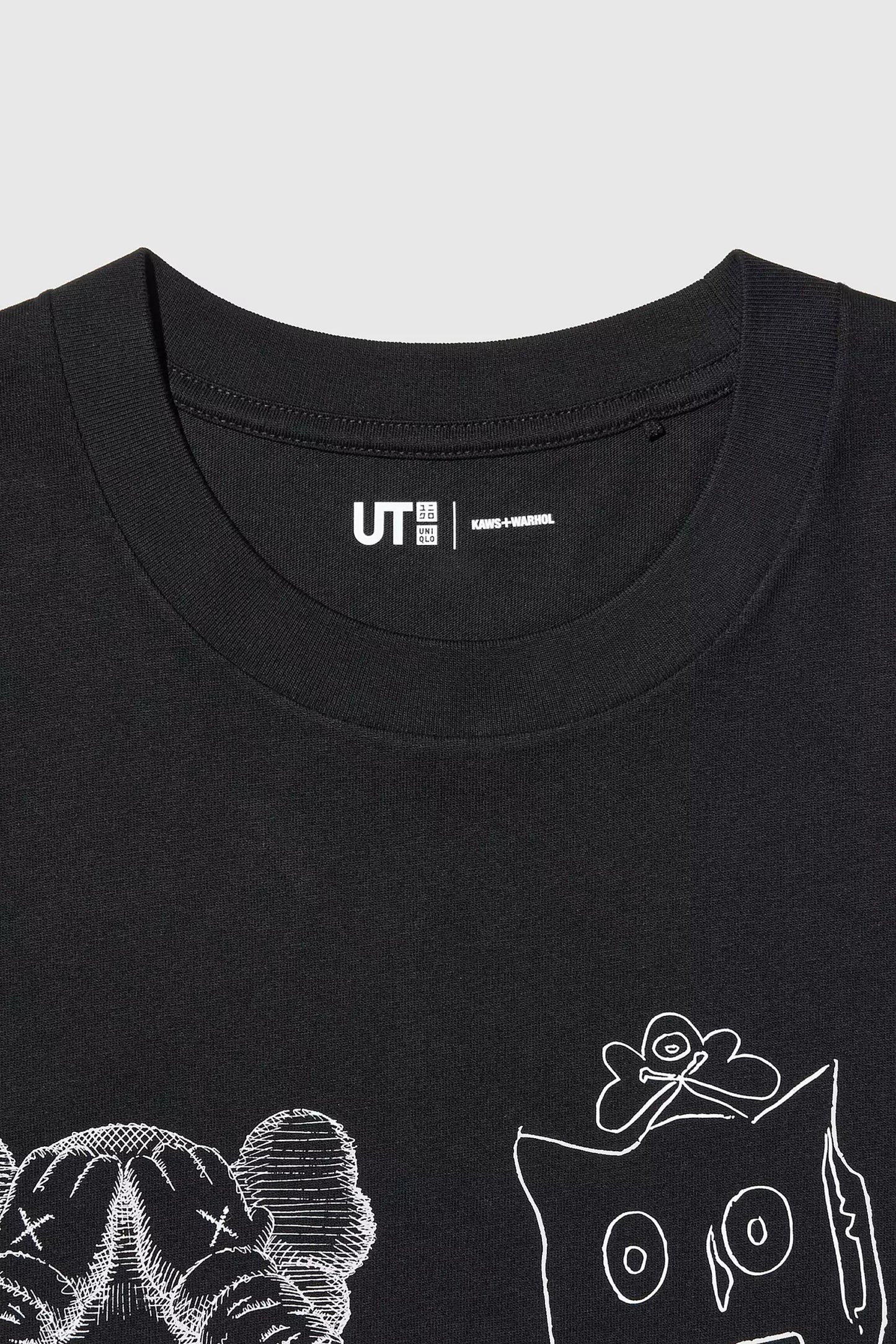 KAWS x Uniqlo Warhol UT Graphic T-Shirt 'Black'
