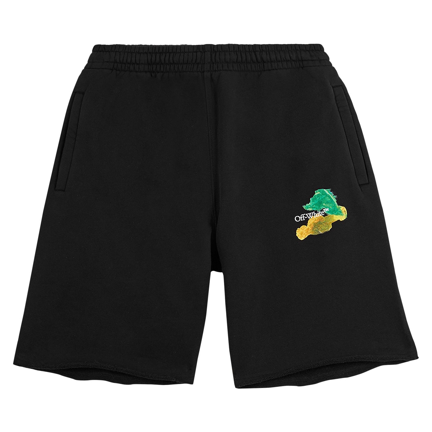 Off-White Brush Arrow Sweatshorts 'Black/Multicolor'