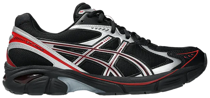 ASICS GT-2160 Negro Plata Puro Rojo