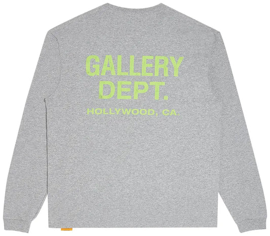 Gallery Dept. Souvenir Long-Sleeve T-Shirt 'Heather Grey'