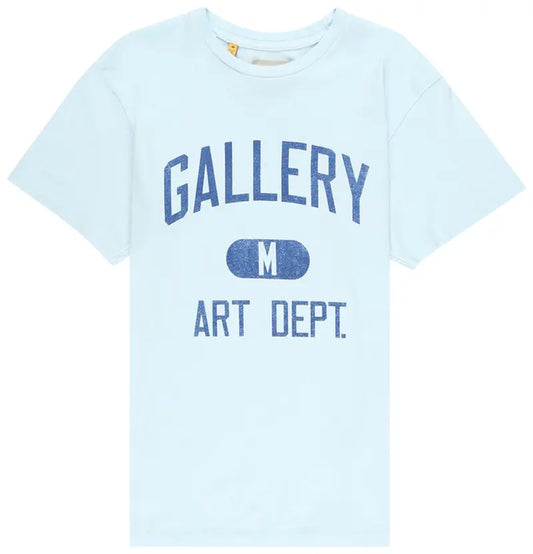 Gallery Dept. Art Dept Tee 'Light Blue/White'
