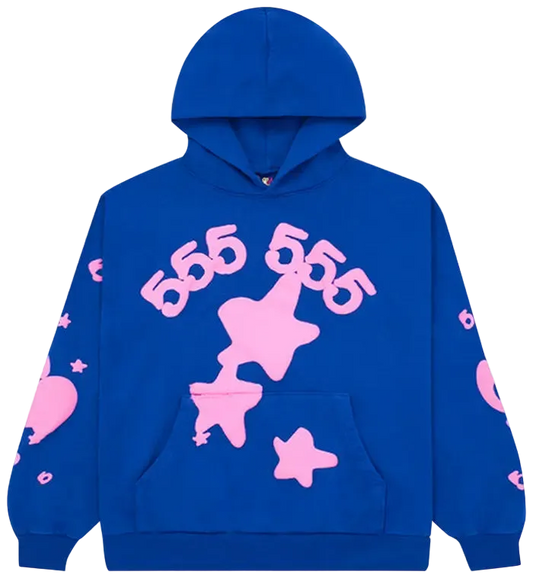 Sp5der Beluga Hoodie 'Blue'