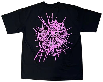 Sp5der Web Tee 'Black/Pink'