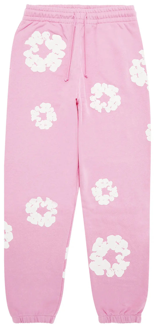 Denim Tears The Cotton Wreath Sweatpants 'Powder Pink'